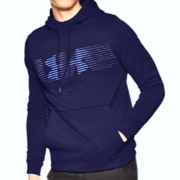 Men's Under Armour Fleece Sweatshirt - Large Blue - Picture 2 of 2